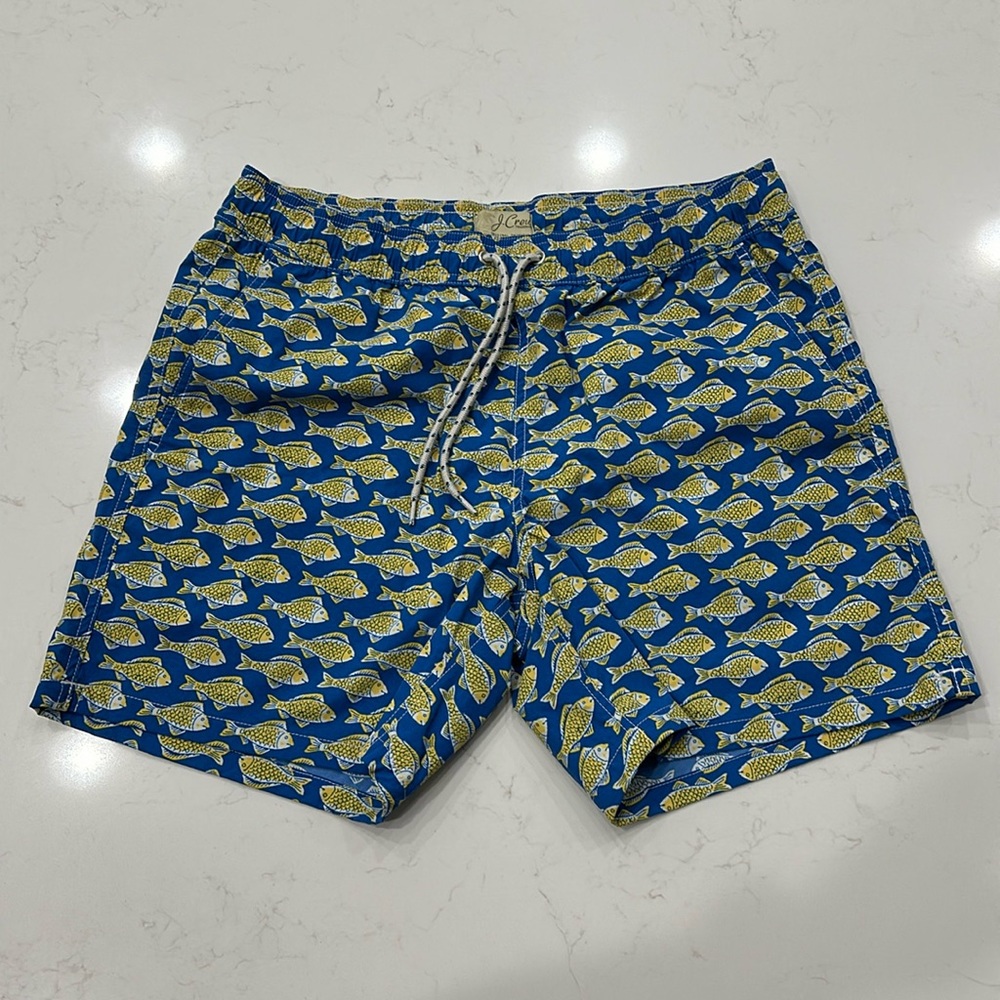 J Crew Medium swim shorts, 6inch inseam